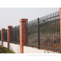 Rustproof black/white metal garden fencing design lightweight